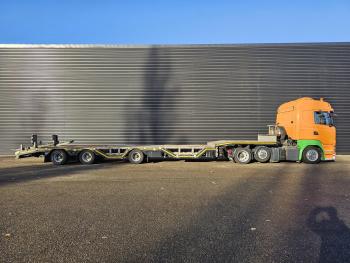Scania R410 6x2 / RETARDER + NOOTEBOOM DIEPLADER